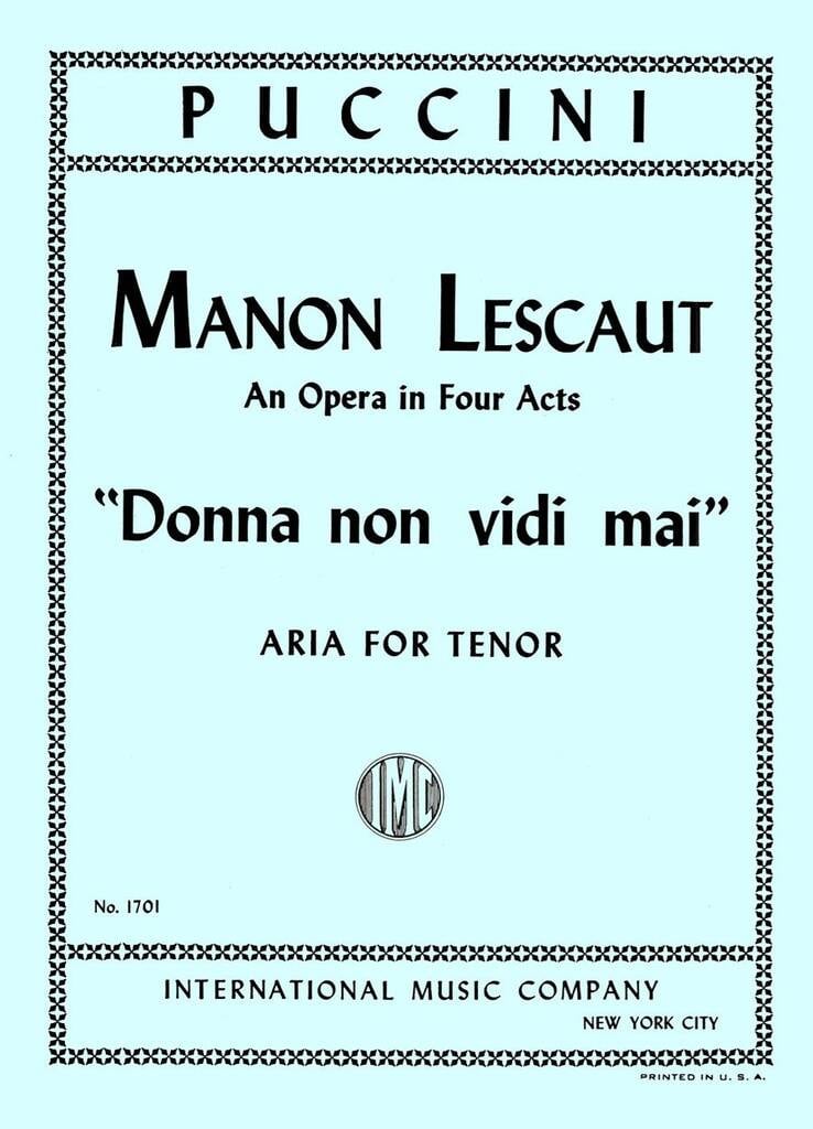 Donna Non Vidi Mai